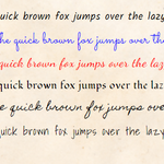 Font list