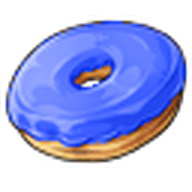 Blueberry Glaze Donut