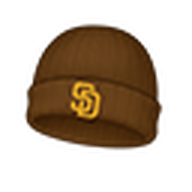Brown Padres Beanie