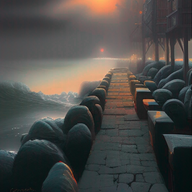 Pier of House Shom
