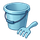 Blue Sand Bucket