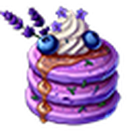 Lavender Blueberry Pancakes