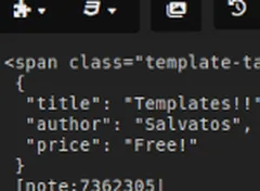 HTML Template Engine