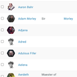Entity list variant two
