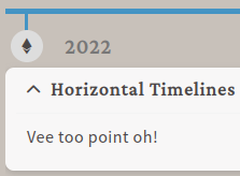 Horizontal Timelines