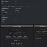 Character profile