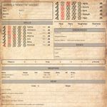 Deadlands character with Western theme