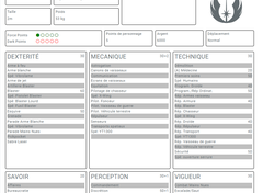 Character Sheet Star Wars D6