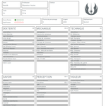 Character sheet example