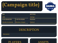 TfE Campaign Sheet