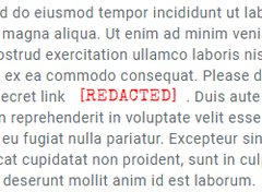 [REDACTED] Hidden Links