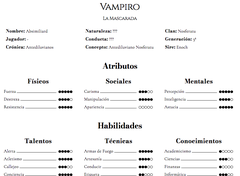 Vampiro: la Mascarada 20ª ed