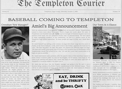 Old Newspaper Dashboard