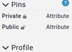 Pin Privacy Icons
