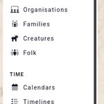 Main sidebar scrolled
