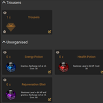 More items on screen