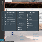 Panel open, customized categories and fonts