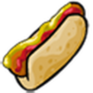 Ketchup &amp; Mustard Hot Dog