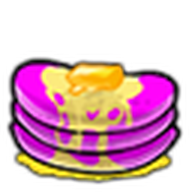 Magenta Butter Pancakes