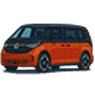 2025 Black &amp; Orange Volkswagen ID.Buzz