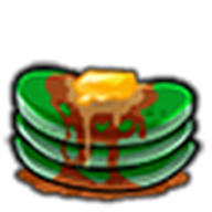 Green Syrup Pancakes