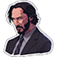 John Wick Sticker