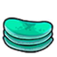 Teal Pancakes