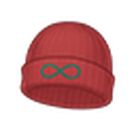 Red &amp; Green Infinibeanie