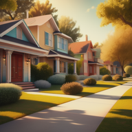 Middle Class Neighborhood