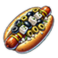 Mediterranean Olive &amp; Feta Dog